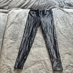 KORAL Size small Shiny Black Leggings